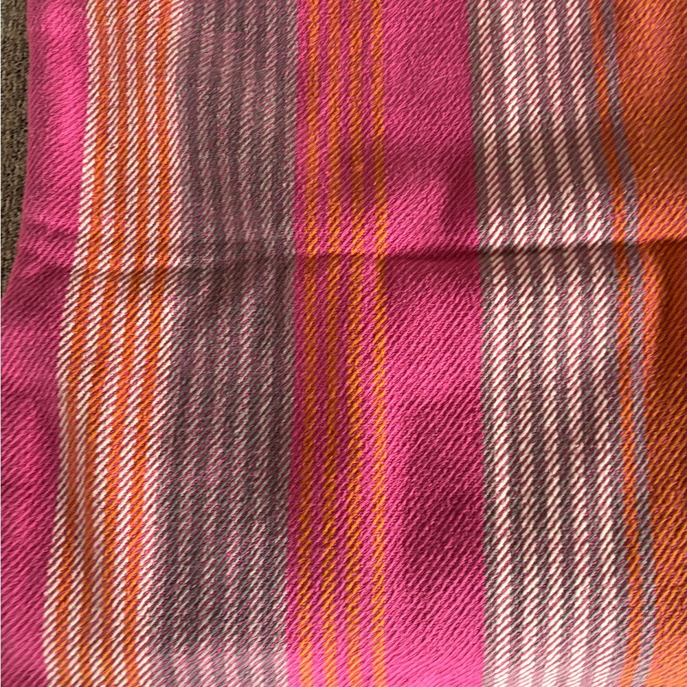 Coverlet & 3 Euro Shams - Striped Pink Bedding - Picture 3 of 4